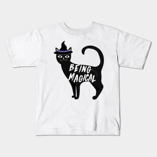 Being Magical Cat Kids T-Shirt